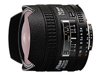 Lens Nikon Nikkor AF 16 mm f/2.8D Fish Eye
